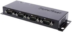 SerialGear USB to Serial 4 Port DB-9 RS-232 Adapter with FTDI Chip