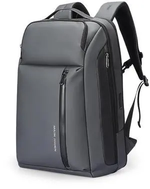 Business Laptop Backpack, Expandable 25L-35L Large Capacity Travel Backpack, Water-resistant Cabin Backpack 45x30x25cm, Work Bag with USB for Men