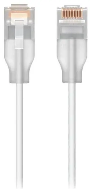 Ubiquiti UACC-Cable-Patch-EL-0.15M-W-24 Networking Cable Translucent,White Cat6