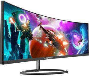 Sceptre Curved 30" 21:9 Gaming LED Monitor 2560x1080p UltraWide Ultra Slim HDMI DisplayPort Up to 85Hz MPRT 1ms FPS-RTS Build-in Speakers, Machine Blue (C305W-2560UN)