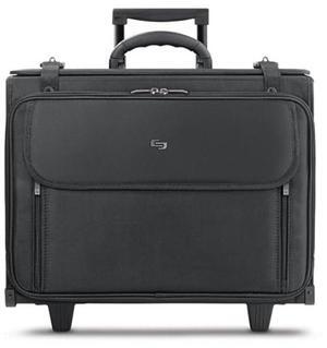Solo Morgan Rolling Hard Side Catalog and Laptop Case, Black