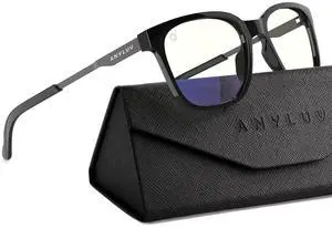 ANYLUV Gaming Glasses + Stylish Anti Eyestrain Blue Light Blocking Glasses