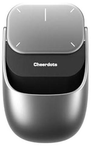 Cheerdots2 Bluetooth Detachable Air Mouse Touchpad Mouse with Voice Recording, Presentation Clicker Wireless Presenter Presentation Remote with Laser Pointer for Mac, Windows (Basic, Silver)