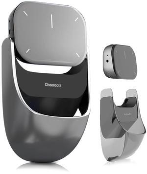 Clozpleax 2025 AI Wireless Mouse for PC & Laptop - ChatGPT Enabled Bluetooth 5.0 Rechargeable Mouse with Voice Recording, AI Summarize, Ergonomic Air Mouse, Laser Pointer Presenter Remote, Silver