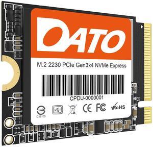 DATO M.2 2230 SSD 512GB, PCIe Gen3x4 NVMe 1.3 Internal Solid State Drive, Up to 2500/1700 MB/s, DP330 Series