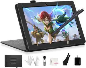Frunsi T8 Drawing Tablet No Computer Needed,8 inch FHD Display,Octa-Core CPU,Pre-Installed Drawing Apps & Tutorials,More Bonus Items for Beginners, Artists, Students