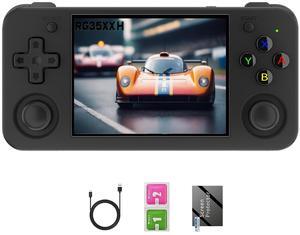 RG35XX H, Anbernic Retro Handheld Gaming Console with 64GTF Card, Dual Joystick Design 3.5-inch HD Screen Lasts up to 8 Hours High-Capacity Battery for Better Experience (64G Black)