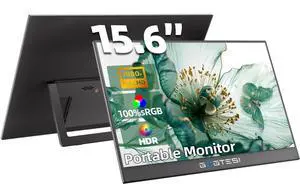 gogtesi Wireless Portable Monitor 15.6 Inch 1080P FHD Ultra Slim Display WiFi Connectivity 180deg Adjustable Built-in Stand Lightweight Travel Monitor for Laptop, MAC, Phone, PS5