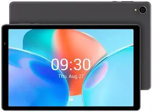 GUJJEEX Android 14 Tablet, 10.1 inch Tablet HD Display, 64GB ROM, 8 GB RAM, 512GB Expandable Storage, Octa-Core, 5000mAh, WiFi & Bluetooth, Dual Cameras, Space Gray