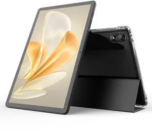 PEICHENG Tablet, 11" Android 14 Tablet with Grey Case, RAM 16GB (4GB+12GB Expansion)+128GB ROM, 5G Wi-Fi, 8000 mAh, 5MP front/13MP Back Camera, Octa Core T606 1.6GHZ (Tablet+case)