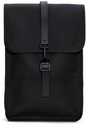 RAINS Backpack Mini - Waterproof Backpack for Men and Women - Laptop Bag for Work or Travel Black