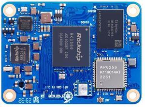 Orange Pi CM4 8G64GB RK3566 Quad Core 64 Bit Single Board Computer, Compute Module 4 with 64GB eMMC 1.8 GHz Frequency Wi-Fi & Bluetooth 5.0 Integrated RKNN NPU AI Accelerator (CM4 8G64G)