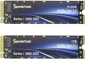 Speederlash NVMe M.2 PCIe3.0 SSD 1TB&512GB