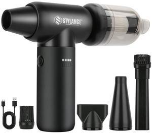 Compressed Air Duster - Barber Blower, Electric Duster, 3 Gear Mini Portable Jet Dry Air Blower, Cordless Vacuum Cleaner, for PC, Office,Salon, Fan, Laptop, Keyboard, Car (Black) Compressed Air Duster - Barber Blower, Electric Duster, 3 Gear Mini Portable Jet Dry Air Blower, Cordless Vacuum Cleaner, for PC, Office,Salon, Fan, Laptop, Keyboard, Car (Black)