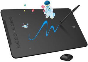 XPPen Updated Deco 01 V3 Drawing Tablet, 16384 Pressure Sensitivity, 8 Custom Shortcuts, 220 Report Rate for OSU Drawing Pad, Remote Teaching & Animation, Compatible with Android, Windows, macOS