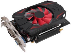 GTX1050 Gaming Graphics Card, 2GB DDR5 128bit Computer Graphics Card 2560x1600, PCIE 2.0 X16 Desktop PC Graphics Video Card with Single Fans, Low Noise and Quiet Work