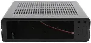 Mini ITX Gaming PC Case, G60S HTPC Chassis Full Aluminum DCATX Power Supply Computer Case for Mini-ITX 170x170mm, Placement (USB2.0)