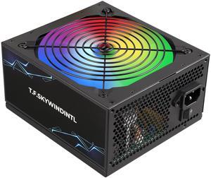 1250W Power Supply PCIE 5.0 ARGB Gaming PSU Standard ATX Form Factor Non Modular Full Voltage 100-240V Active PFC with 20+4Pin for Desktop PC Server