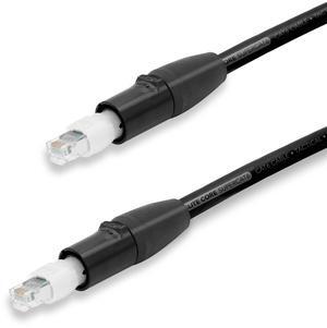 Elite Core SUPERCAT6-S Ultra-Rugged Shielded Ethernet Cat6 Cable, Retractable etherCON, Choose Your Length (150FT)
