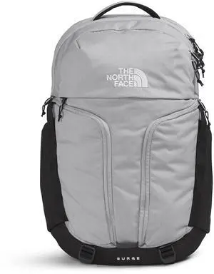 THE NORTH FACE Surge Commuter Laptop Backpack, Meld Grey Dark Heather/TNF Black, One Size