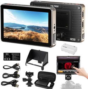 VILTROX DC-X3 2000Nit Camera Field Monitor - 6" 4K Touchscreen HDMI/SDI IPS DSLR Monitor with Sunshade Hood/Battery 3D LUT 160 Super Wide View Angle