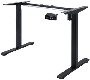 AbleHope Electric Stand up Desk Frame Height Adjustable Table Legs for Home and Office Sit Stand Desk Frame Up to 45.28" Ergonomic Standing Desk Base, Black Frame Only