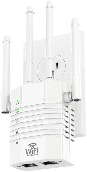 WiFi Extender Signal Booster, WiFi Extender, WiFi Booster Up to 13888sq.ft and 150+ Devices, Dual Band 5GHz/2.4GHz, WiFi Extenders Signal Booster for Home, Outdoor WiFi Extender, WiFi Repeater