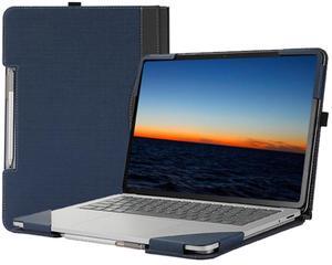 Laptop Case Cover for Microsoft Surface Laptop Studio 1 & 2 14.4 inch Detachable Notebook Sleeve Computer Bag Ultrabook PU Shell (Dark Blue)