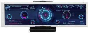GOWENIC 8.8 Inch USB Mini Screen, AIDA64 PC CPU Data Monitor, Computer Temperature Display Micro USB Sub Screen Theme Editor Auto Off, for RasPi, for Linux