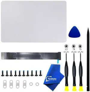 iPartsleader A2918 Trackpad Replacement for MacBook Pro (14-inch,M3,2023) Touchpad with Cable and Screws Tool Kit EMC 8304 821-04626-01 (Silver)