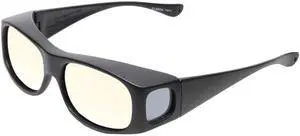 Medspex Fl013 Photochromic Transition Glasses Black/Orange Therapeutic Color Therapy Blue Light Sensitivity Chromotherapy
