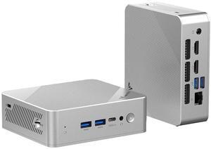 MINISFORUM Mini PC UN150P Twin Lake N150 Micro Computer, 16GB RAM+512GB SSD, 2xHDMI TMDS/1xUSB-C 4K Triple Display, 4X USB3.2, 2.5inch SATA HDD Slot, SD Card Slot Intel UHD Graphics Small Form Factor