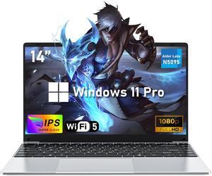 NAIKLULU 14 Inch Laptop Computer,8GB RAM 256GB SSD,N5095 4C/4T Processor(up to 2.9Ghz),UHD Graphics,14" FHD 1920 * 1080 Display,WiFi 5,BT4.2,Backlit Keyboard