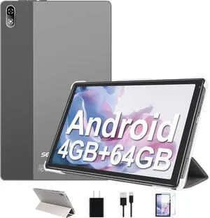 SEBBE Tablet 10.36 Inch Touch Tablet Android 11 Octa-Core 2.0 GHz, 5G+2.4G WiFi 4GB RAM+64GB ROM (128GB TF), 1332 * 800 HD IPS Display / 8MP+5MP / 8000mAh / Bluetooth 5.0 - Grey