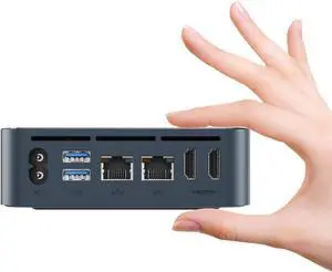 TRIGKEY Key-N150 Mini PC, Intel Twin Lake N150(4C/4T, up to 3.60GHz) Mini Computer, 16G DDR4 500G M.2 PCIeX4 SSD Business Mini PC Built-in Power Supply/Dual HDMI/1000M LAN*2/WiFi 5/BT 5.0/USB 3.2 * 3
