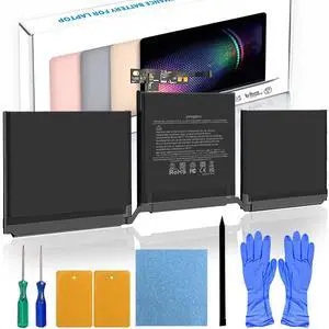 pengguo Battery A1713 for MacBook Pro 13 Inch A1708 Late 2016 Mid 2017 EMC 2978 3164, Replacement Battery A2171 for MacBook Pro 13 Inch A2159 (2019) A2289 (2020) A2338 (2020) Upgraded 6.2 Versions