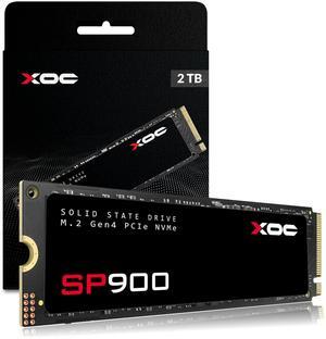 XOC SP900 2TB Gen4 NVMe SSD, M.2 2280 PCIe 4.0, Up to 7500 MB/s Read & 6500 MB/s Write Speeds, High-Performance Storage for Gaming & Content Creation - XC2TSP900