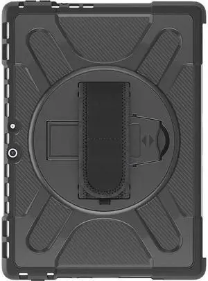 SaharaCase Raider Series Hand Strap Case for Microsoft Surface Pro 9, Pro 10, and Pro 11th Edition, Scorpion Black (TB00172)
