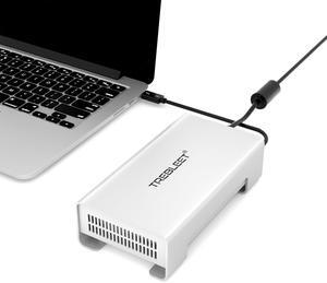 USB4 40Gbps to U.2 NVMe SSD Enclosure Compatible with Thunderbolt 3, Up to 3000Mb/s Type C to U.2(SFF-8639) PCIe Adapter, Aluminum External 2.5" U.2 SSD Case Compatible with Thunderbolt 3/4 USB3.2/3.1