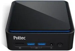 Prittec F8 Mini PC, Intel 13th gen i7-13620H, 32GB DDR4 RAM, 1TB M.2 SSD, Support 8K, Four Display, HDMI x2, USB3.2 Gen 1 x2, USB2.0 x2, Type-C x2, WiFi6/BT5.2, 2.5GB LAN x1, Win11 Pro