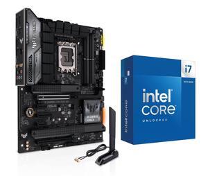 INLAND by Micro Center CPU Motherboard Intel i7-14700K 14th Gen 20-Cores LGA 1700 Desktop Processor with ASUS TUF Gaming Z790-Plus WiFi DDR5 Motherboard