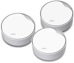 TP-Link Deco AX3000 PoE Mesh WiFi(Deco X50-PoE), Ceiling/Wall-Mountable WiFi 6 Mesh, Replacing WiFi Router, Access Point and Range Extender, PoE-Powered, 2 PoE Ports(1 x 2.5G, 1 x Gigabit), 3-Pack
