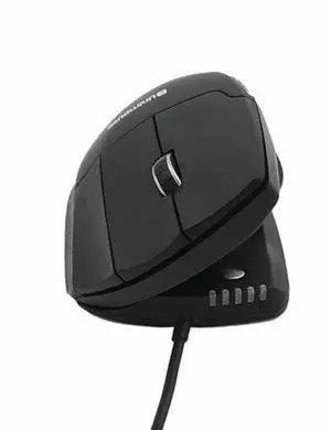 Contour Design Unimouse Eco Right-Hand Wired Ergonomic Vertical Gaming Mouse, Fully Adjustable USB Plug-in for Laptop & Desktop, Mac & PC Compatible