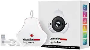 2024 Version Datacolor SpyderPro Monitor Calibration Tool: Ensures Accurate Color When Viewing and Editing Photos & Videos