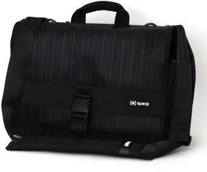 Speck Products CorePack Fly Notebook Messenger Bag for Laptops up to 15 Inches in Speakeasy Gray Pinstripe, NBAG-CORE15-PINGRY