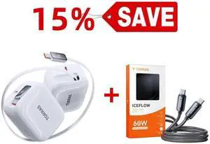 40W USB C Charger Block & USB C Cable 6ft