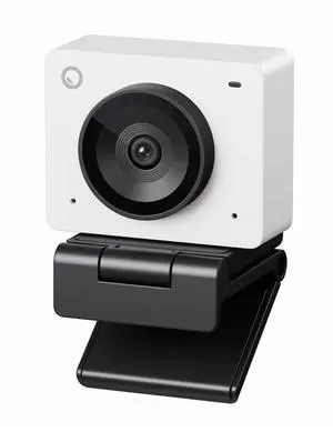 OBSBOT Meet SE 1080P 100FPS Webcam for PC, AI Framing Streaming Camera with 1/2.8" Sensor, Beauty Mode, Gesture Control, DOL HDR, Web Camera for Desktop Computer, Laptop, Gaming, Meeting (Cloud White)