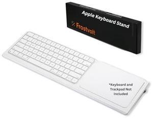 Stand for Apple Magic Keyboard with Touch ID and Trackpad | Accessories for iMac, MacBook, Apple Vision Pro, Compatible with Meta Quest 3s | Home and Office Desk Accessories (Horizontal w/o Numkey)