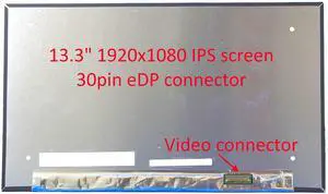 FULLCOM New 13.3 inch for Screen Compatible with N133HCE-G62 IPS (Narrow Bazel) Replacement Screens for HP EliteBook X360 1030 G3
