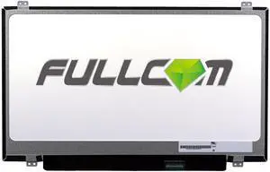 FULLCOM New LCD Replacement Screen 14.0 Inch N140HGE-EBA FHD 1920x1080 (with Brackets) Glossy 30 Pin Compatible with B140HTN01.1 for Laptop/Display/Screen/LCD Application